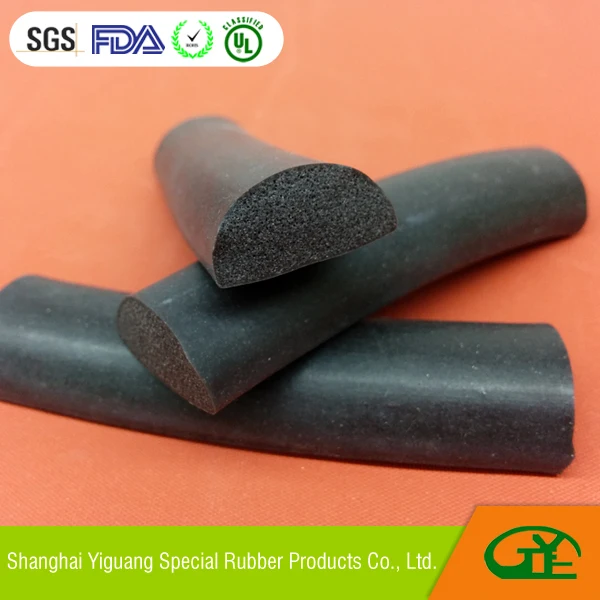 D Type Selfadhesive Silicone Foam Rubber Gasket Roll Buy Adhesive
