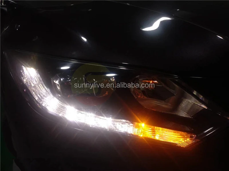LED headlight For HONDA HRV HR-V for Vezel Head Lamp 2015-2017  year Black Housing LF