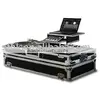 Black Label Glide Style Coffin Case for 12 inch Mixer and Two Turntables in Battle Mode