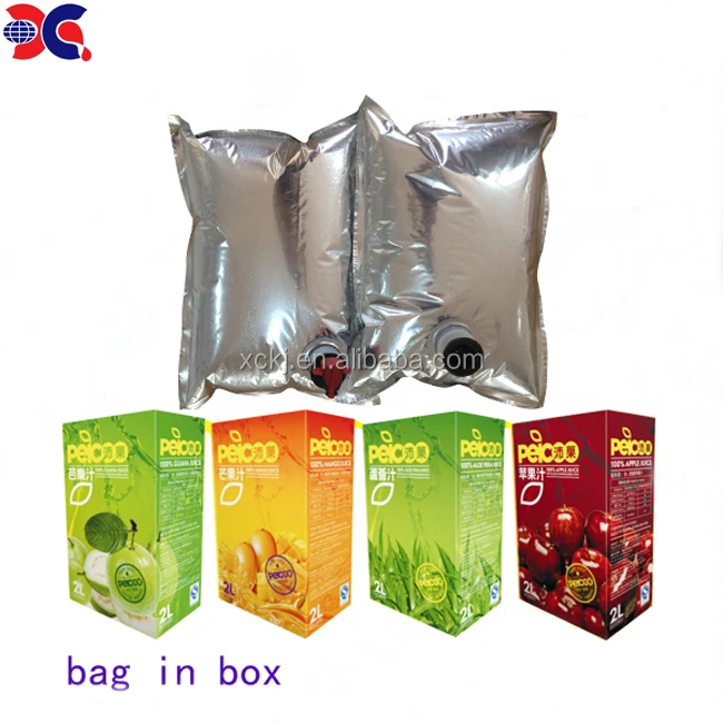 Newest 2l 5l Aseptic Juice Bag In Box For Le Orange Packaging Product