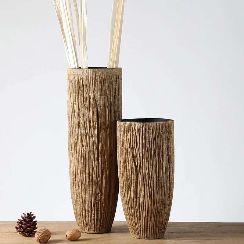 Wholesale Rustic Style Resin Tall Floor Flower Vase Modern Buy Resin Vases,Flower Vase Modern