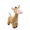 free shipping 30cm china toy factory 3 colours grey / green / pink donkey plush toy animals
