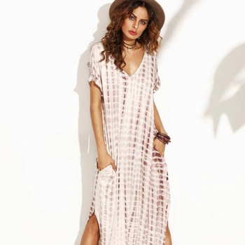 casual maxi dress with slit