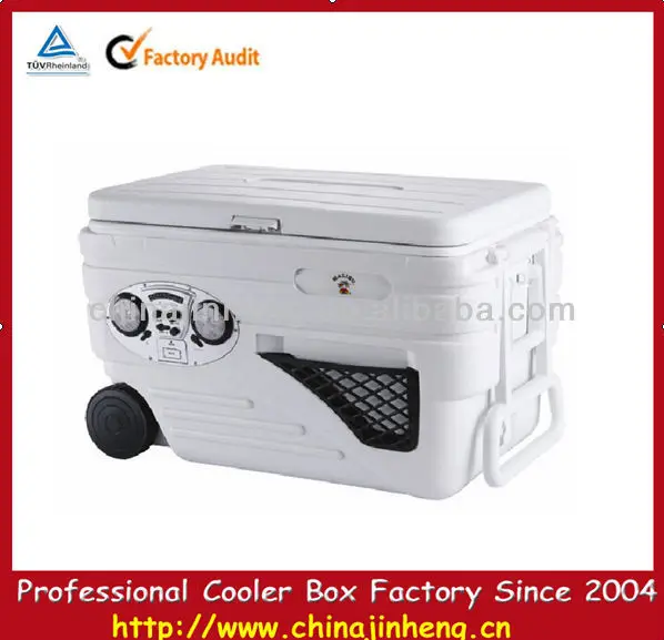 AMFM cooler radio on wheel
