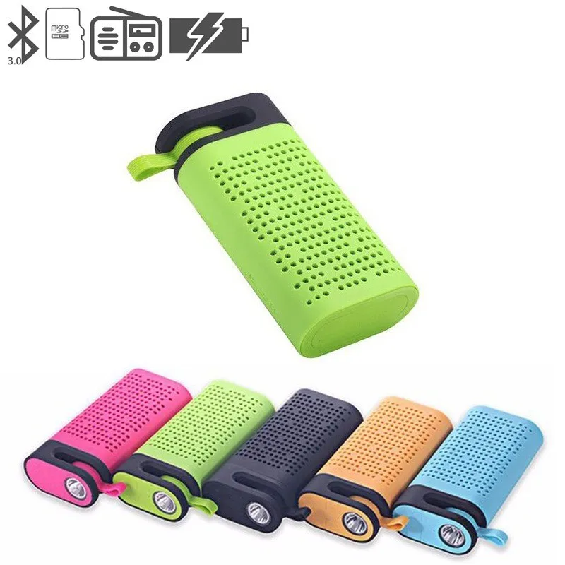 TG06 điện thoại di động wireless Bluetooth speaker ngoài trời mini FM radio thẻ TF xách tay loa stereo nhỏ