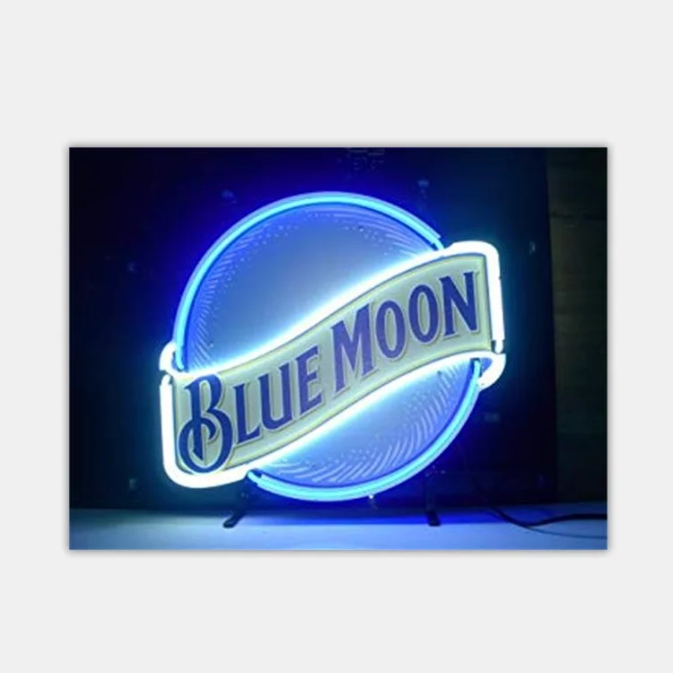 Vente en gros de Chine usine du prix Blue Moon Neon Sign Pour la maison