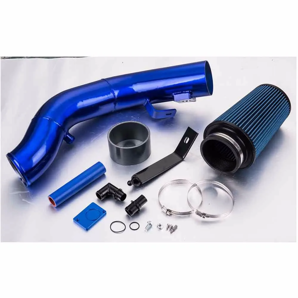 Custom Powder Coated Blue Aluminum 3 Cold Air Intake Pipe Kit For Lexus