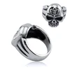 Mysterious skull finger ring stainless steel casting men ring
