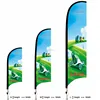Custom outdoor or indoor flexible epoxy fiberglass flag banner pole sail flag flying