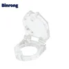 22mm Plastic Clear Push Button Switch Protector Round Protective Cover Guard