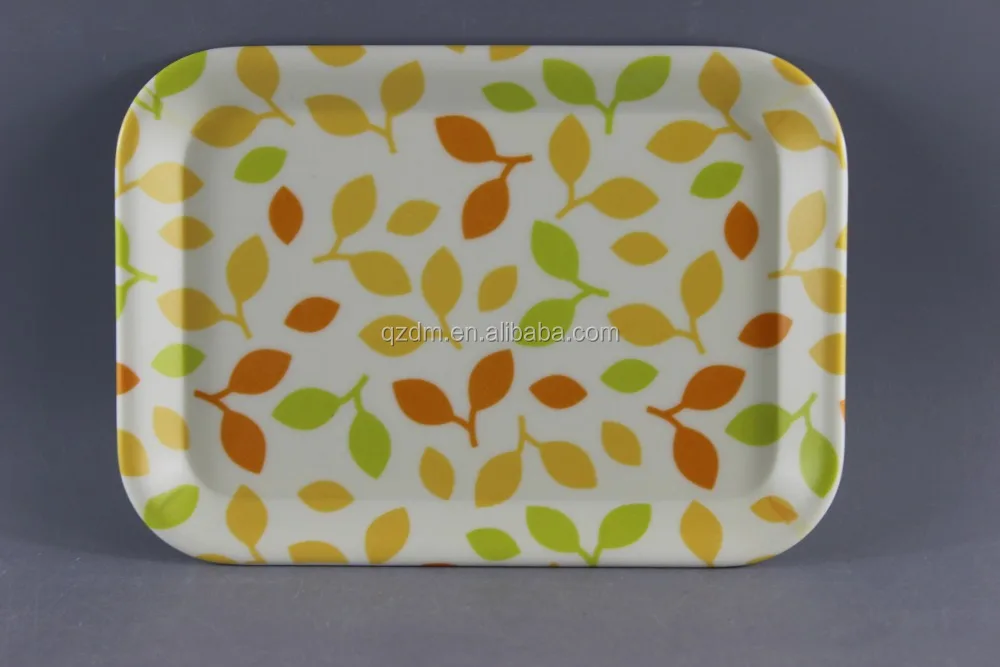 20 Inch Melamine Large Serving Tray With Handle