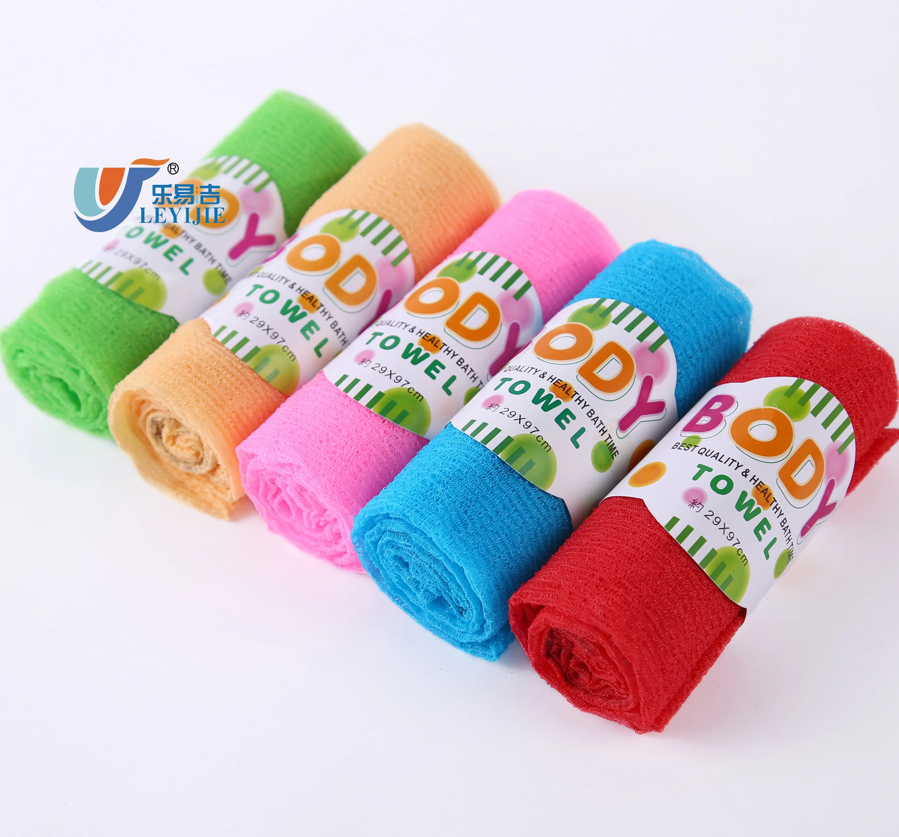 2020 Wholesale Nylon Japanese Wash Cloth Fabric Sauna Exfoliating Bath
