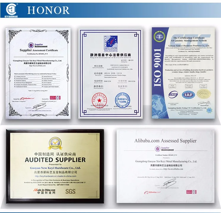 KXZ14 high quality luxury aluminium accessories door and window handle