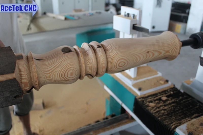 Multifunctional 0.001mm high accuracy automatic wood cnc lathe