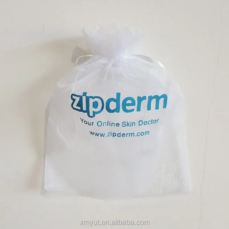 Custom Size Drawstring Gift Organza Pouches Colorful Jewelry Organza Bag Recyclable Grey Color or Customized Acceptable
