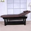 solid wood spa salon wooden spa facial bed/massage table wholesale