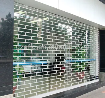 Stainless Steel Security Grill Rolling Shutter Residential