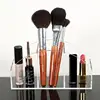 clear acrylic cosmetics holder makeup display rack lip gloss eyebrow pencil eye shadow cube multiholes organizer