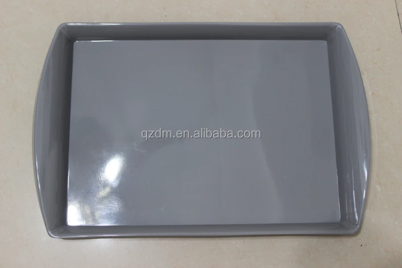 Strong Plastic serving tray Melamine Food Tray Gray colour