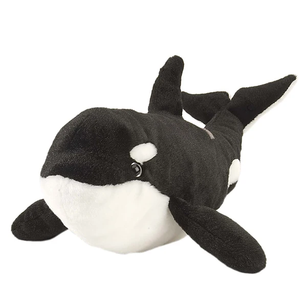 工厂销售黑色填充虎鲸,填充虎鲸软玩具
