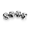 Chilling with a best flavor stainless steel skull shaped whiskey ice cubes