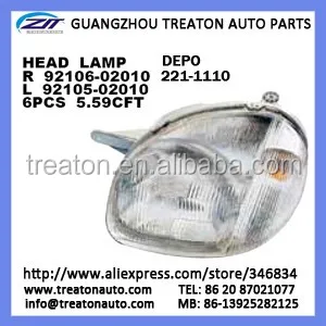 Head Lamp 010 010 Depo 221 1110 For Atos 98 Ok Buy Head Lamp For Atos 98 Ok Head Lamp For Hyundai 010 010 Product On Alibaba Com