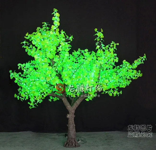 Latest Outdoor Led Tree Lights Artificial Ginkgo Lighting Gingko Trees Product On