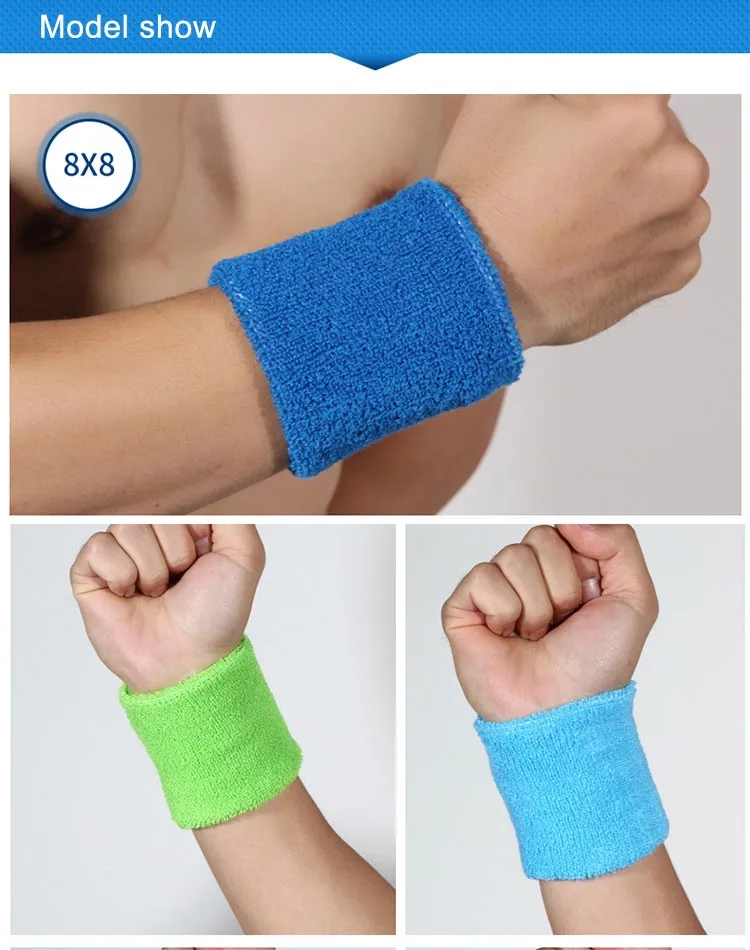 Unisex Sport Cotton Wrist Wrap Brace Support Cuff Sweat Bands Sweatbands Wristband Buy