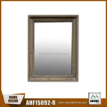 Unfinished Natural Wood Mirror Frame Deep Concave Rustic Wooden Standing Unfinished Natural Wood Mirror Frame Deep Concave Rustic Wooden Standing