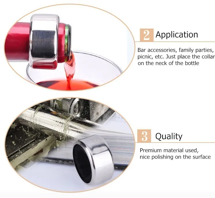 Dr01 Wine Drip Stop Ring Bottle Collar Buy Drip Stop Ring,Wine Drip