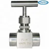 Stainless steel 304 SS316 1/8''-2''female 6000PSI high pressure gas oil stainless steel Needle valve