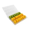 21pcs macaron plastic packaging clamshell cd blister box packaging clamshell blister packaging