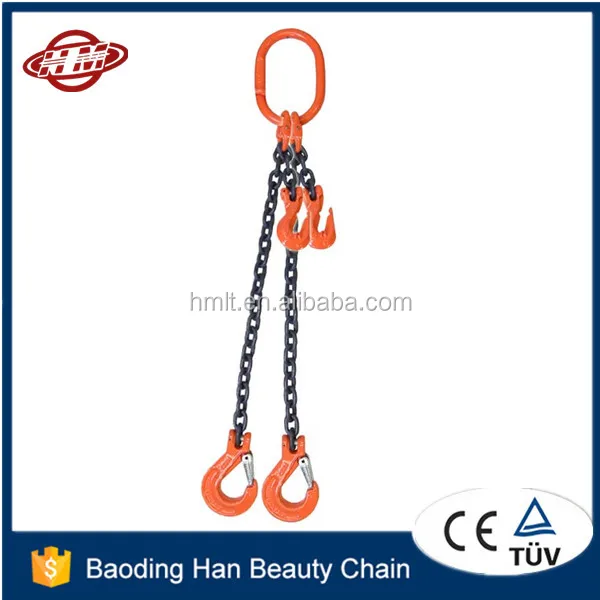 Heavy Duty G80 4 Way Lifting Chains Slings 20ft Long - Buy 4 Way ...