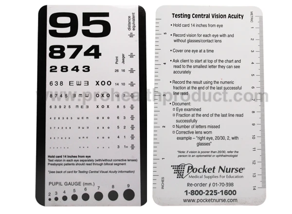 Pocket Vision Chart