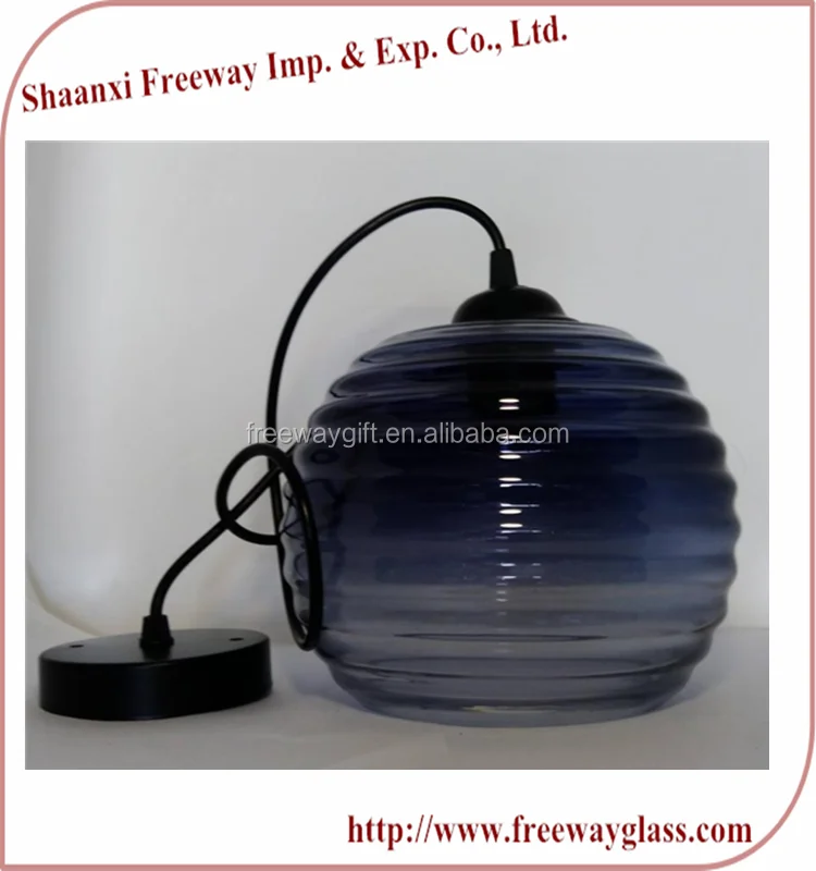 Frosted Glass Halogen Lamp Cover With Spray Color Effect And Led Light