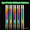 China wholesale mini e cigarette,rainbow colored e-cigarette ego twist