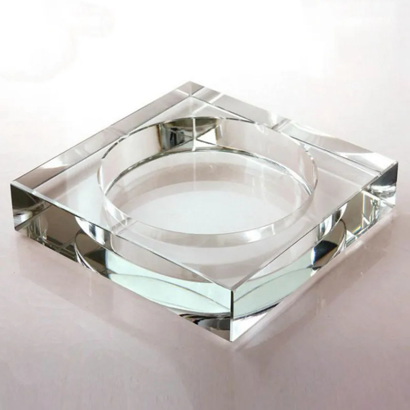High Quality Crystal Square Glass Ashtray Buy Ashtray With Custom