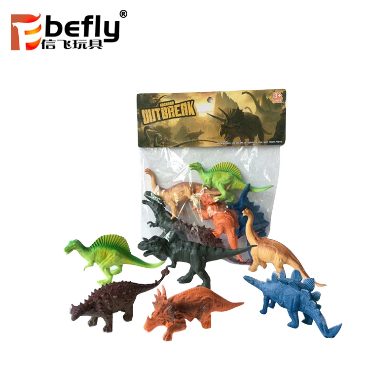 small plastic dinosaur figures