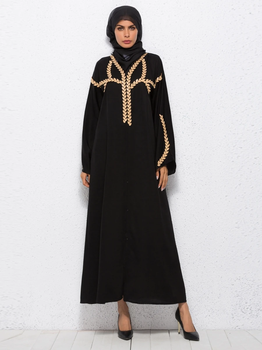 A3410 High Quality Autumn Winter Dubai Abayas Farasha Arab Long Maxi ...