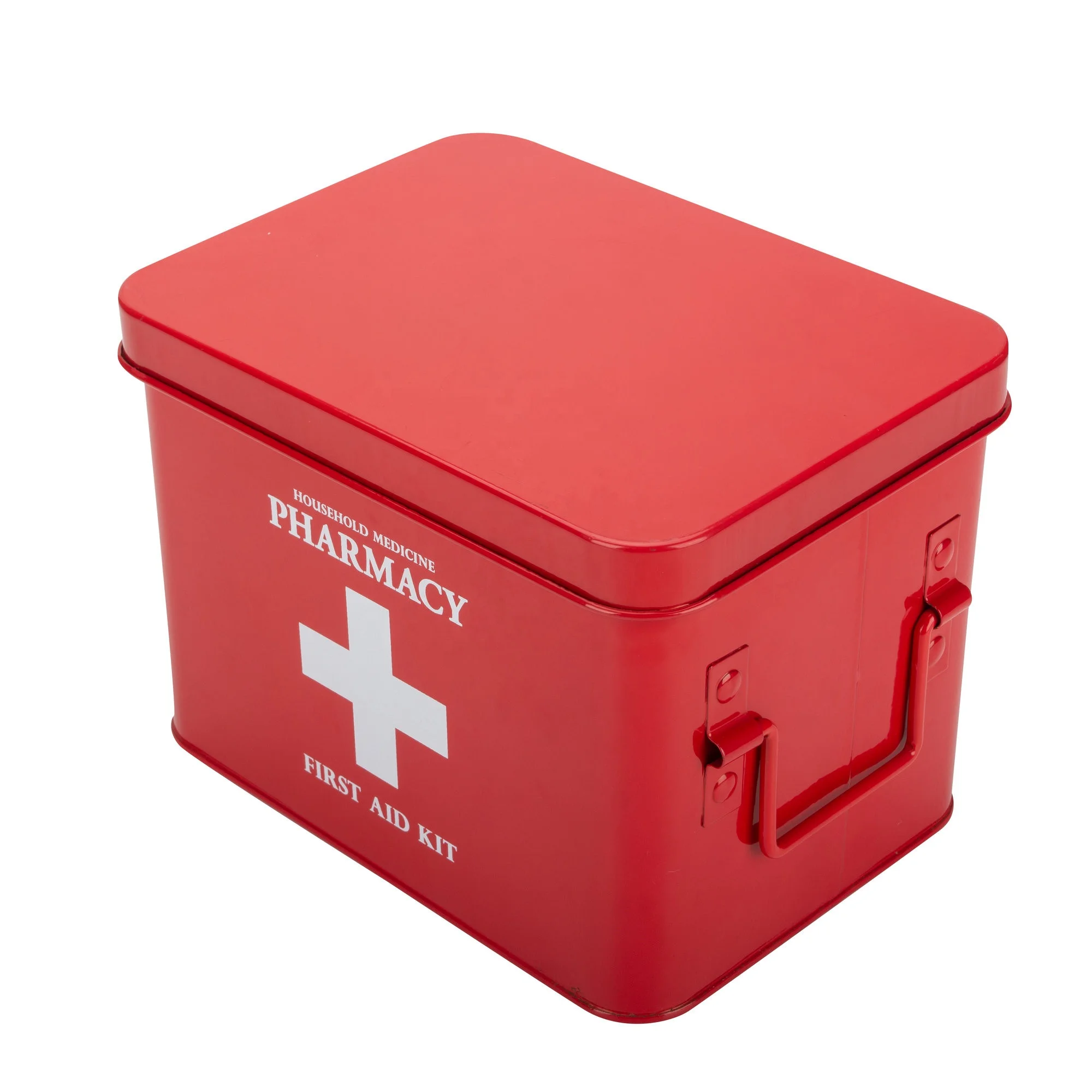 家庭用药品储存可医用套装镀锌金属急救箱