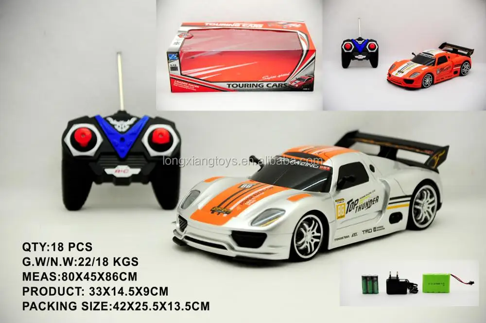 Newest 4Channel Electric Plastic 1:12 Small Remote Control Cars For Children