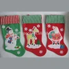 2018 new hot China eco product artificial gift home decor tree Christmas stocking socks snowman/santa bulk sale hanging ornament