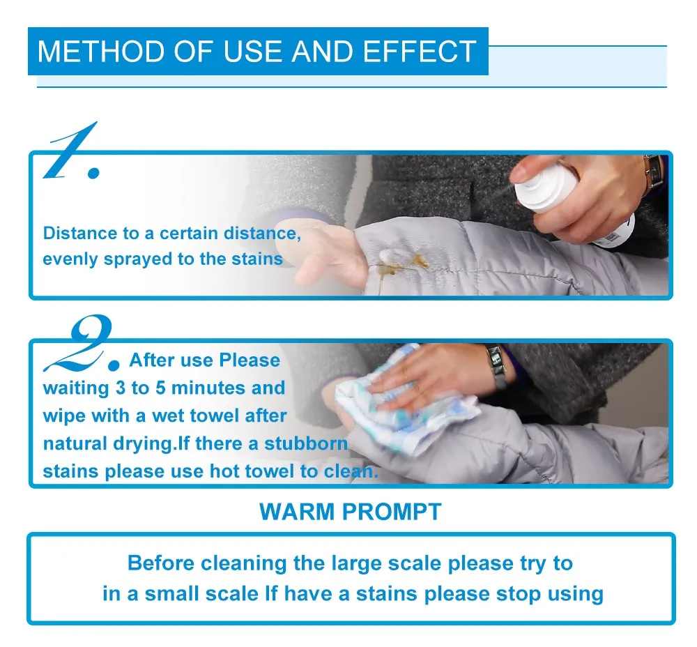 Stubborn Stains Dry Removing Agent For Water Free Washing Cleaning