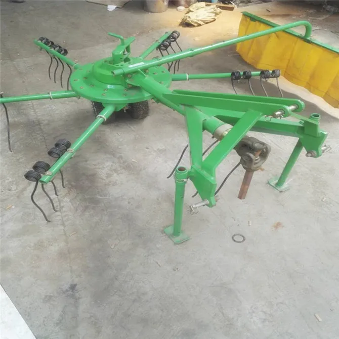farm machinery tractor mounted mini hay rake tedder