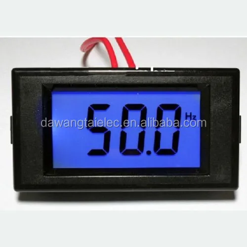 LCD digital fréquence d'affichage Testeur Affichage 10 199.9 Hz 80 V 300 V AC BLEU 