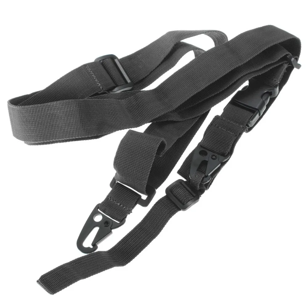 Tactical 3 Point Rifle Gun Sling Strap System Airsoft Protective Safety