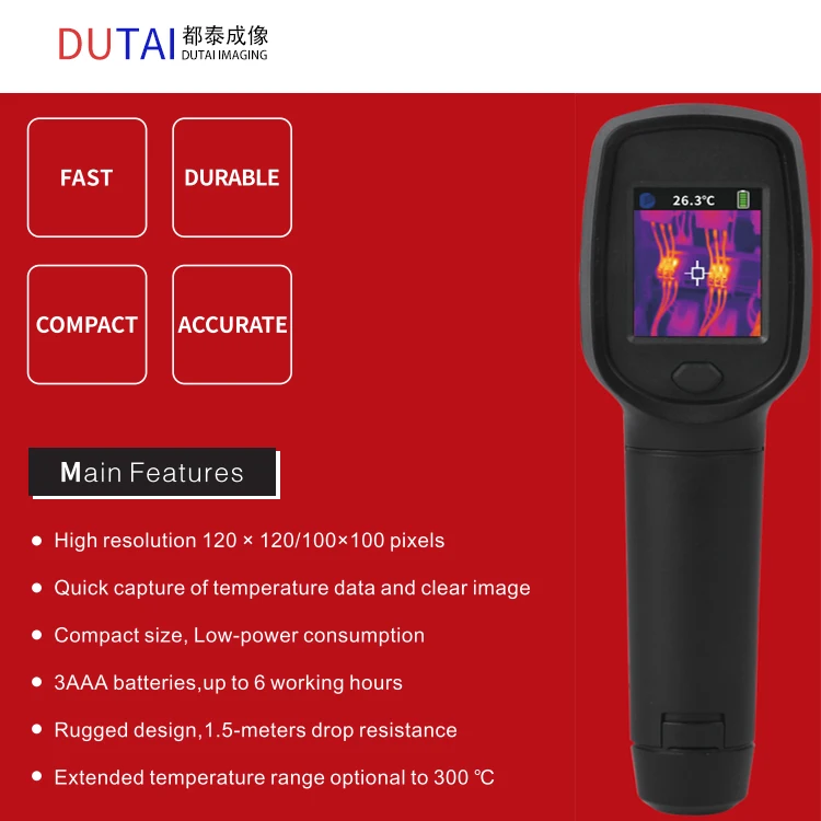 dutai infrared thermal imaging camera for industrial made in china cheap thermal imager