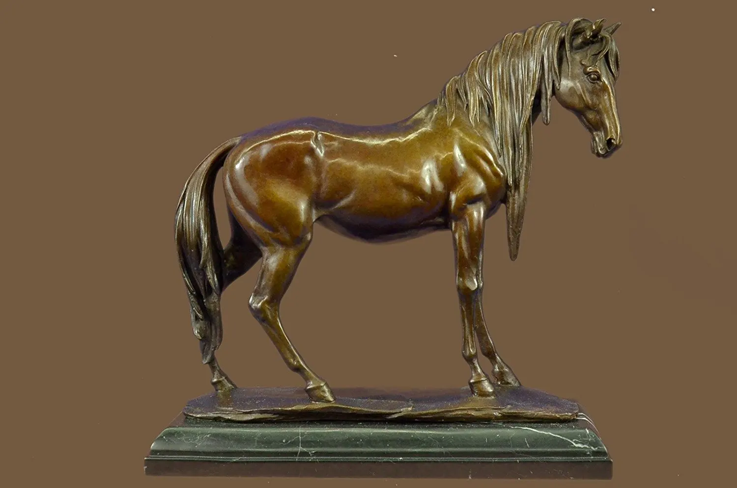 Extra Large Mene Stallion Horse Farm Race Rac Collectibles European Bronze Sculpture Extra Large Mene Stallion Horse Farm
