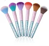 2019 Hot Product! 6 Colors Nail Brush UV Gel Powder Dust Cuticle Clean Handle Round Pen Manicure Nail Art Tool
