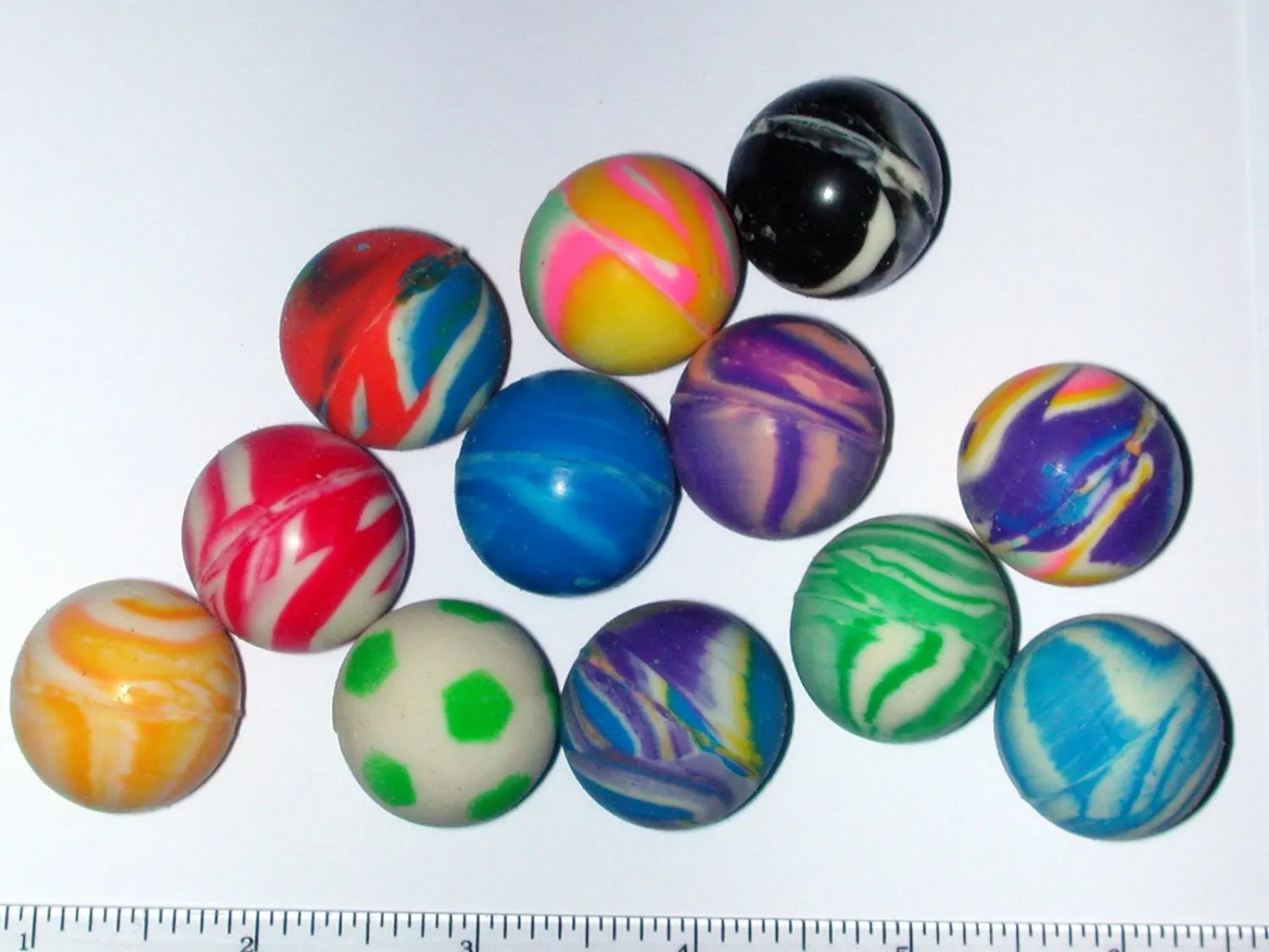 ~ 144 (1 Gross) Hi Bounce Balls ~ 1 Inch (27mm) ~ Assorted Colors ~ New